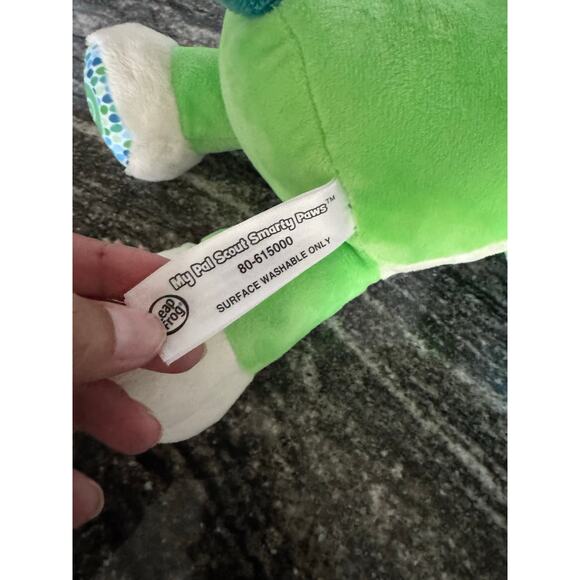 LeapFrog My Pal Scout Smarty Paws Interactive Green Plush Dog - Picture 10 of 10